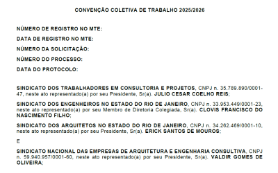 SARJ divulga Convenção Coletiva de Trabalho 2025/2026
